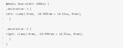 Clamp()、Max() 和 Min() CSS 函數(shù)的用例7