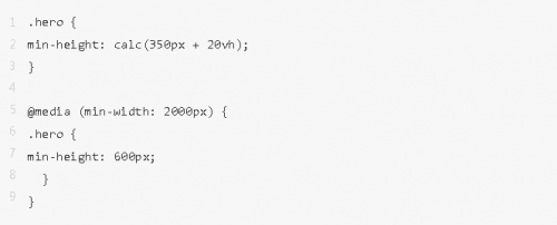 Clamp()、Max() 和 Min() CSS 函數(shù)的用例9