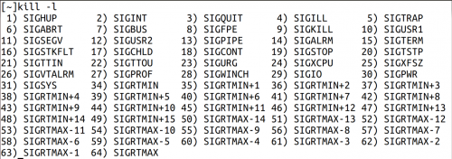 linux中信號(hào)介紹